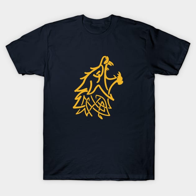 Viking Wolf Rune T-Shirt by Neon-Light